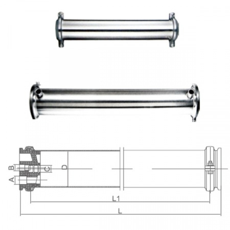 Корпус мембраны SUS 304-4040-2W